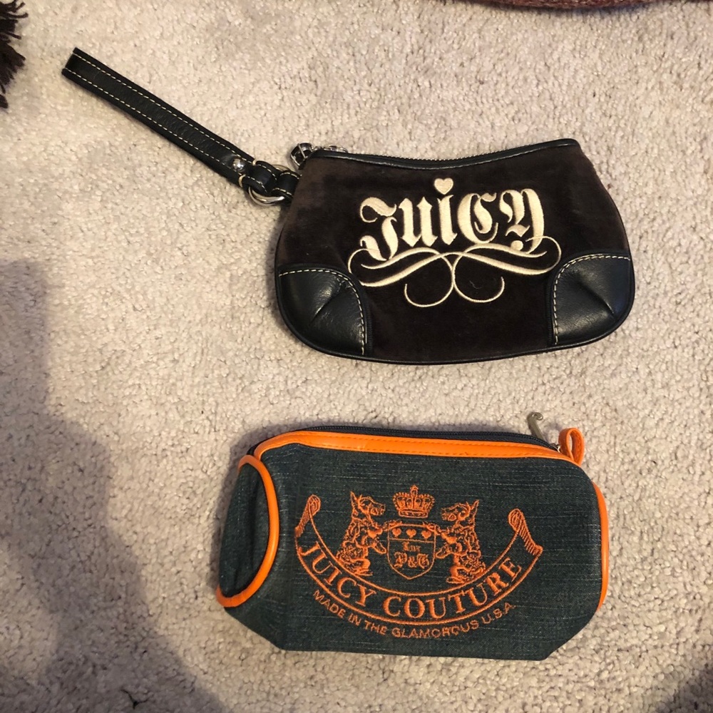 2 juicy couture pouches